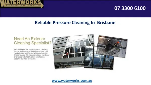 Reliable Pressure Cleaning In Brisbane