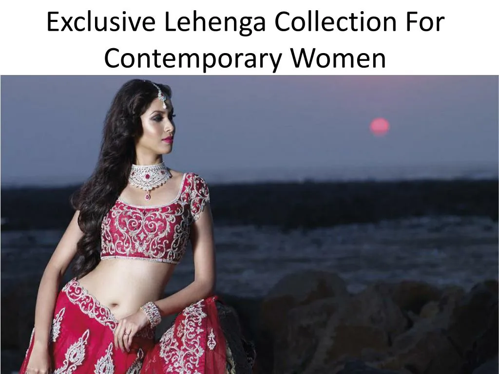 exclusive lehenga collection for contemporary