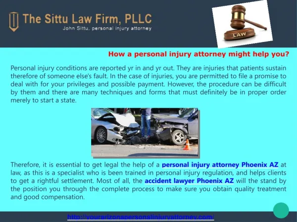 pi and auto motorcycle accident lawyer at Phoenix AZ
