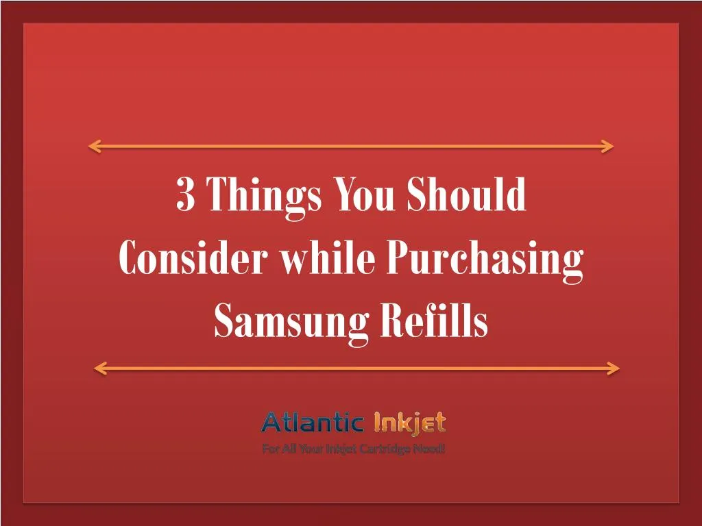 3 things you should consider while purchasing