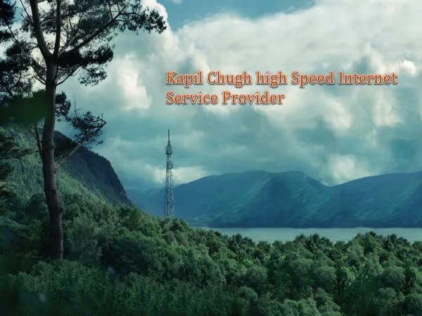 Kapil Chugh high-Speed Internet Service Provider