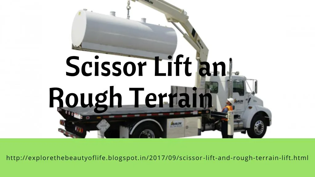 scissor lift an rough terrain