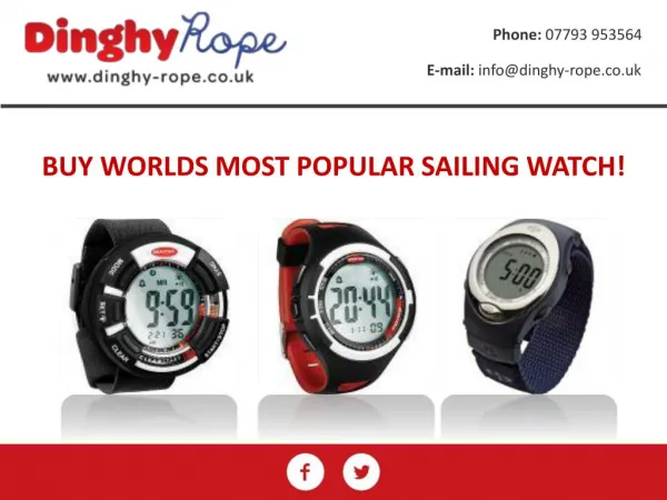 BUY WORLDS MOST POPULAR SAILING WATCH!