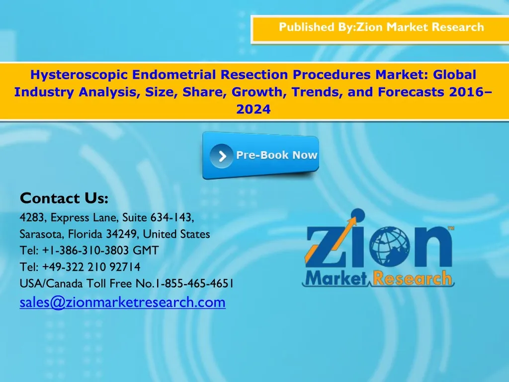 published by zion market research