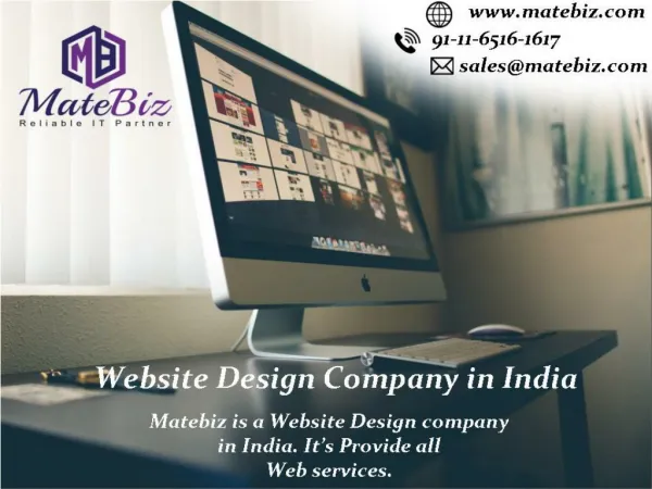 Best Web Design Company in India Matebiz Com