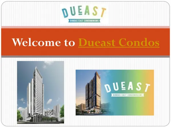 Book your luxury Dueast condos in Toronto | Dueast Condos