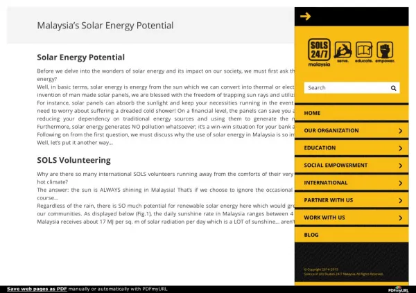 Solar Energy Malaysia