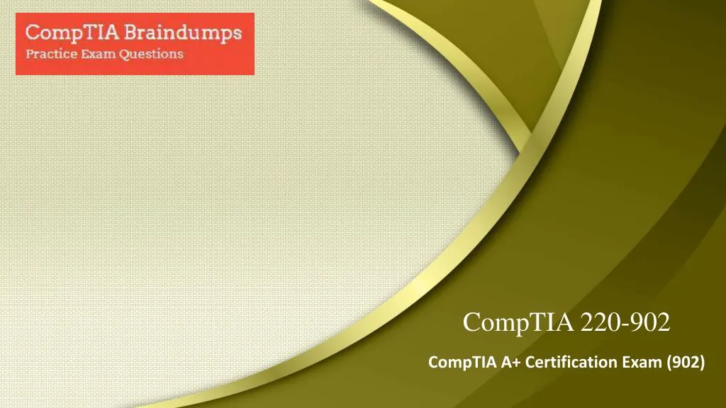 comptia 220 902 comptia a certification exam 902