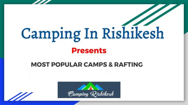 Camping in Rishikesh