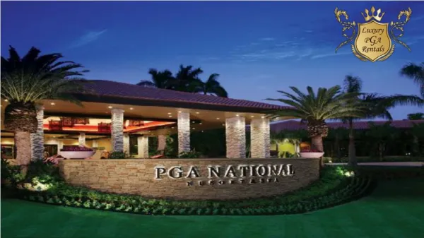 PGA National Rentals by Owner