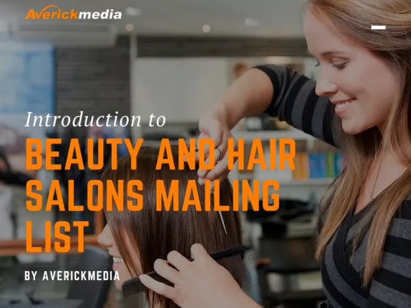 Beauty and Hair Salons Mailing List