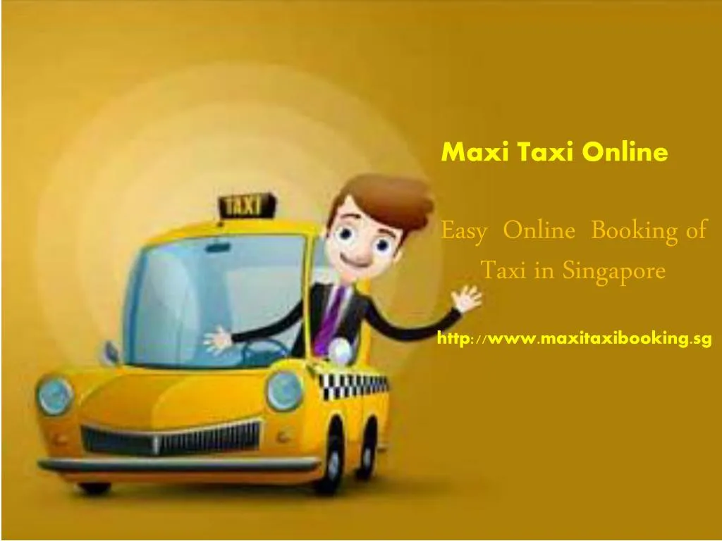 easy online b ooking of taxi in singapore