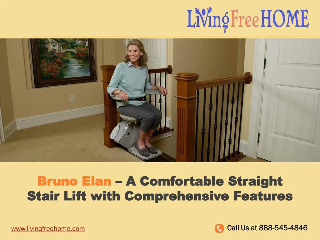bruno elan a comfortable straight stair lift with