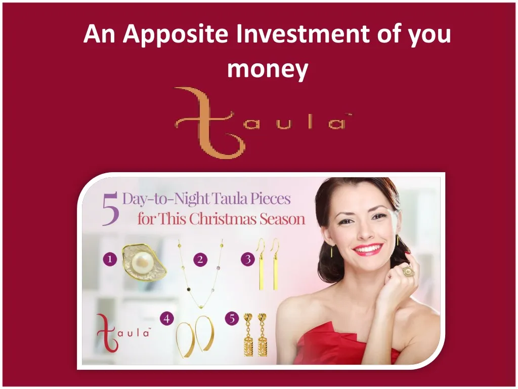 an apposite investment of you money