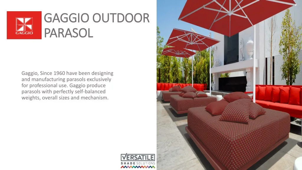 gaggio outdoor gaggio outdoor parasol parasol