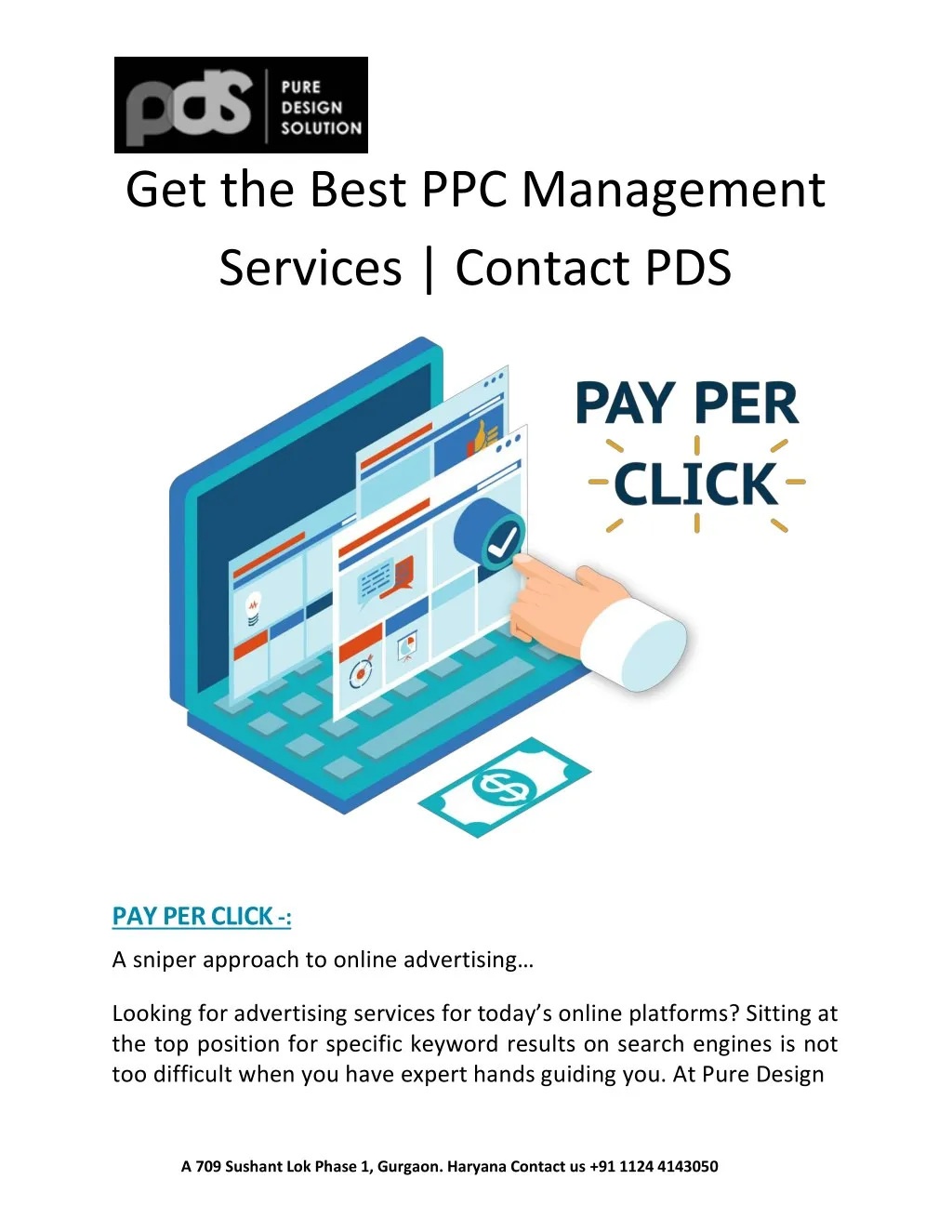 get the best ppc management services contact pds
