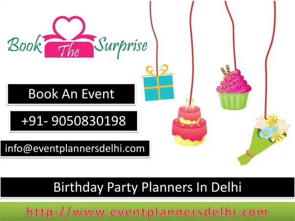 Birthday Party Planners In Delhi
