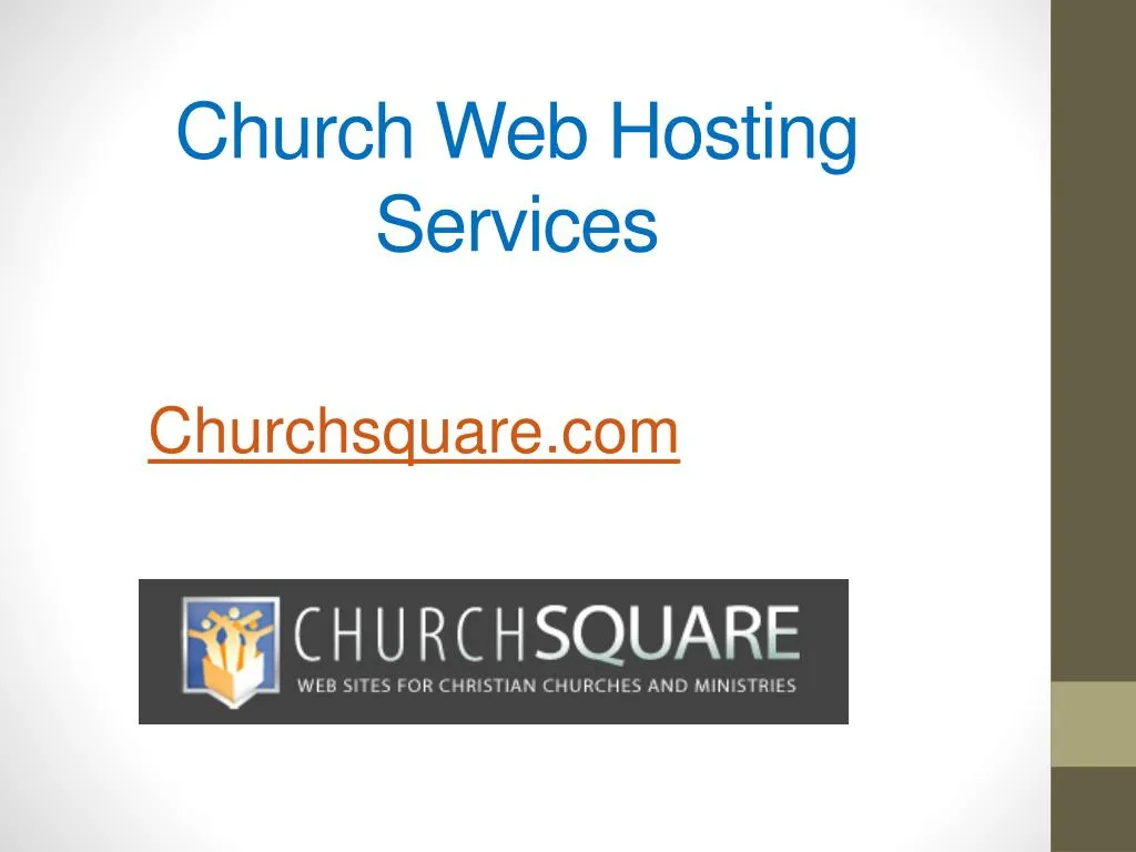 church web hosting services