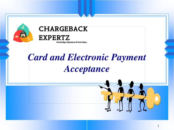 Card and Electronic Payment Acceptance
