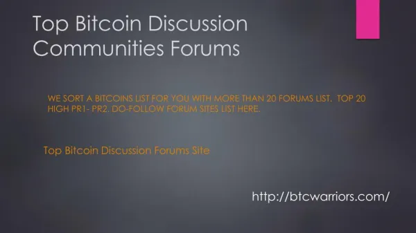 Best Cryptocurrency Forums Canada