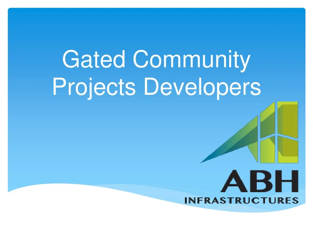 gated community projects developers