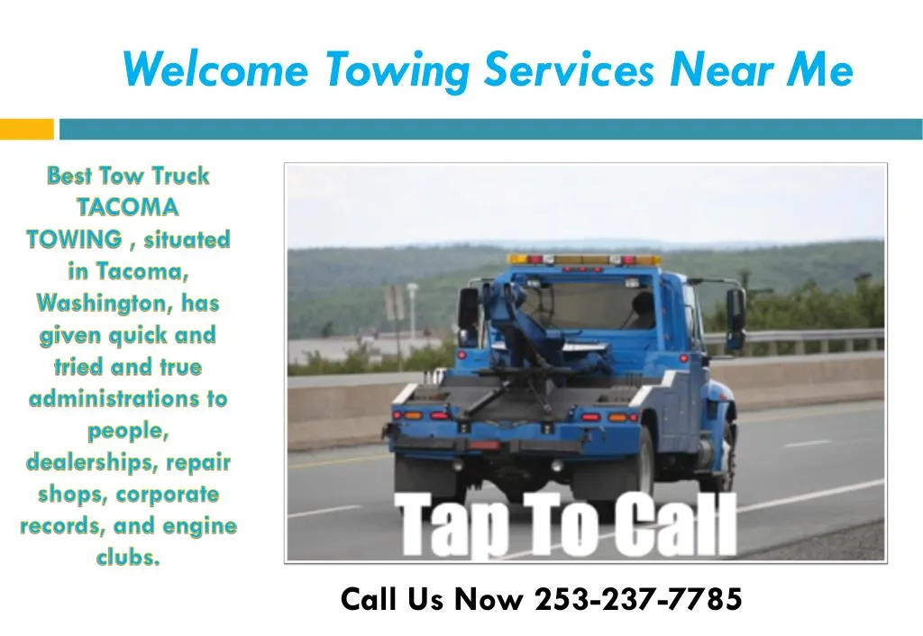 welcome towing services near me
