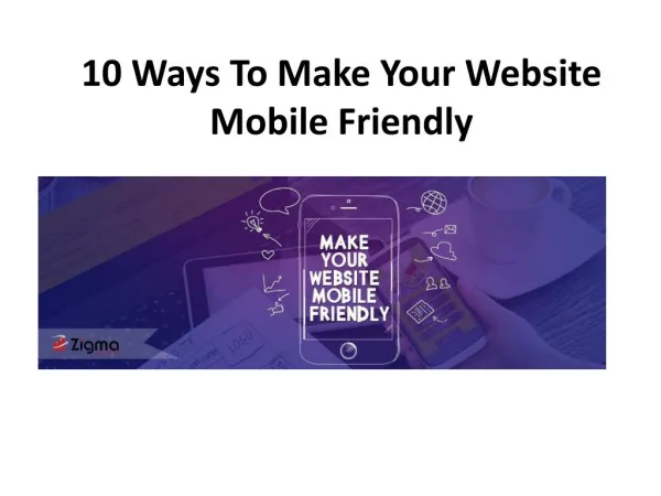 10 Ways To Make Your Website Mobile Friendly