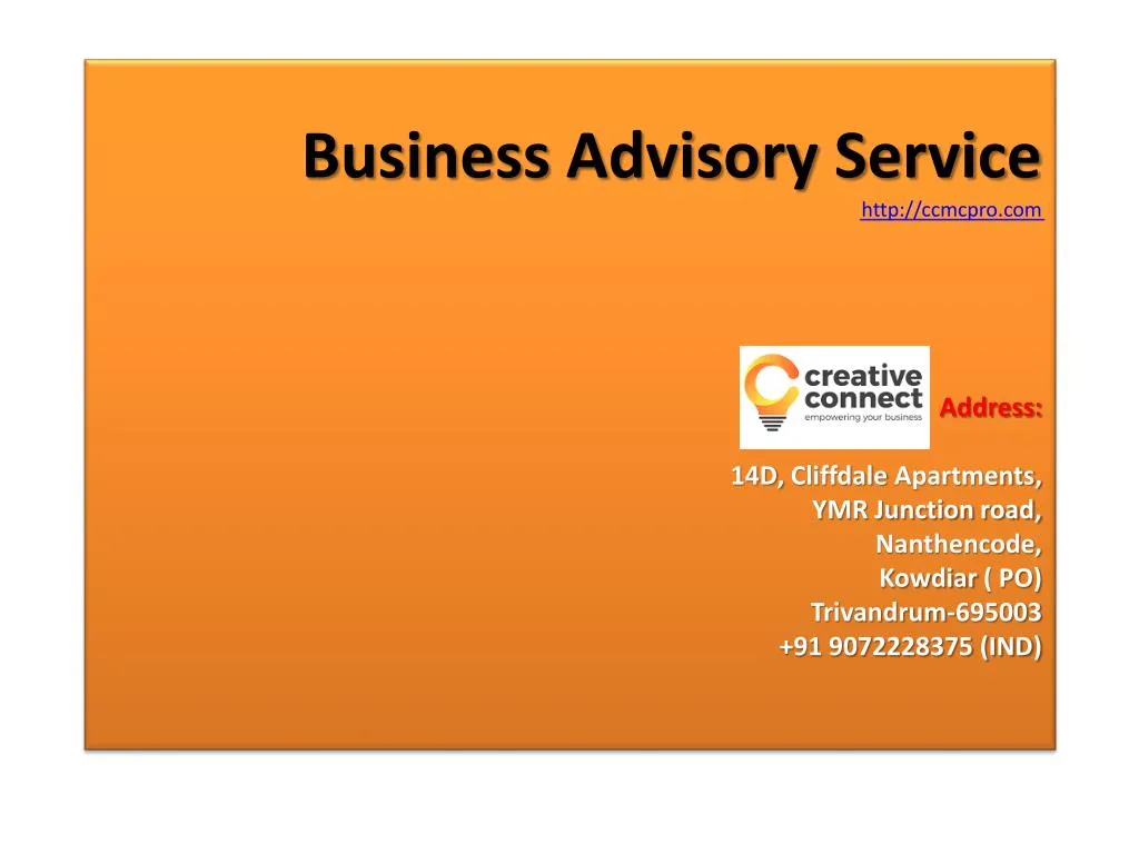 business advisory service http ccmcpro