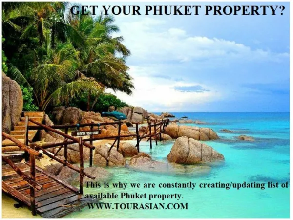 Phuket property investment