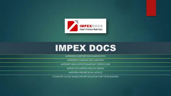Why IMPEXDOCS Is a Good Option for Export Documentation in Australia