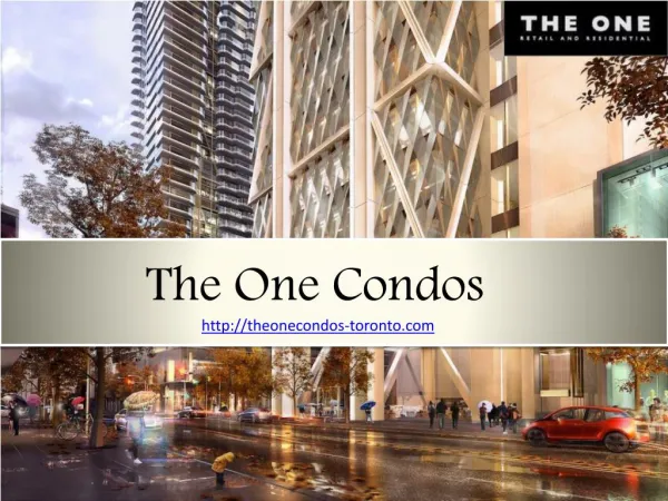 Register Today at The One Condos in Downtown Toronto
