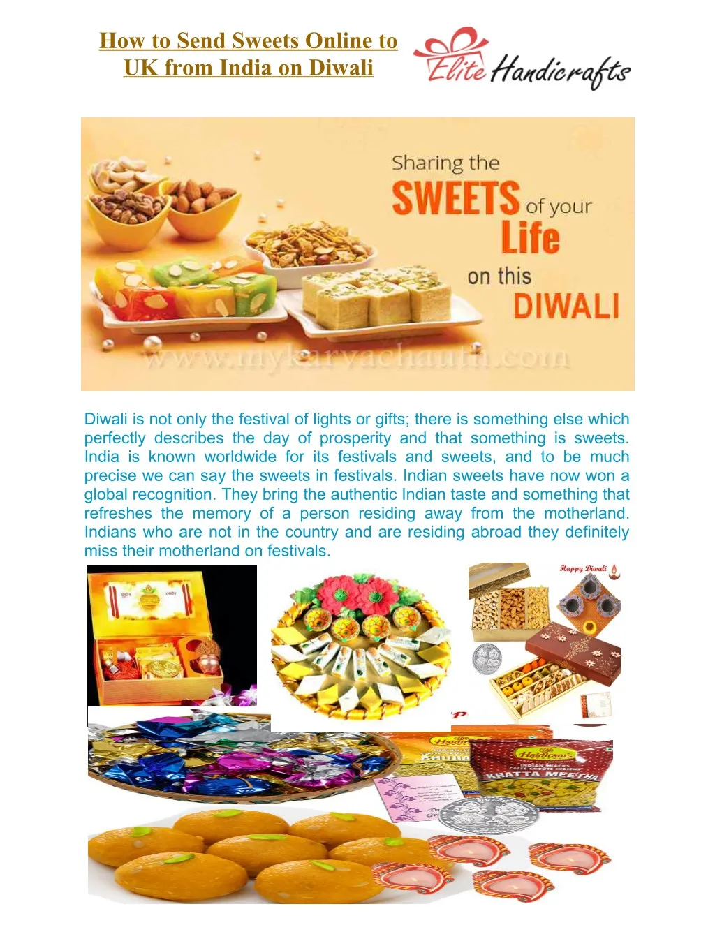 how to send sweets online to uk from india