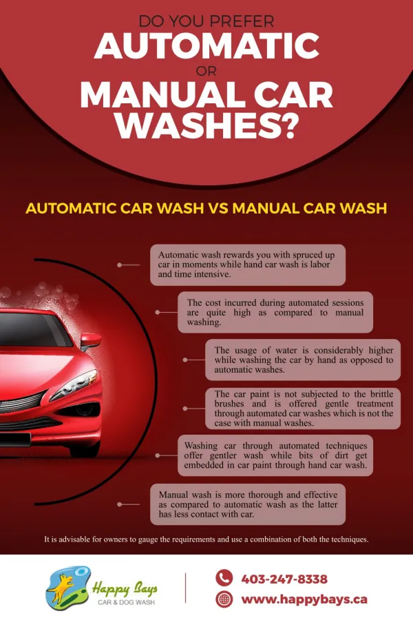 Do You Prefer Automatic Or Manual Car Washes?