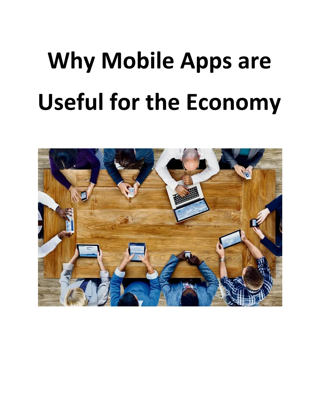 why mobile apps are