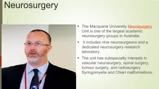 Neurosurgical Society of Australia - slide 1