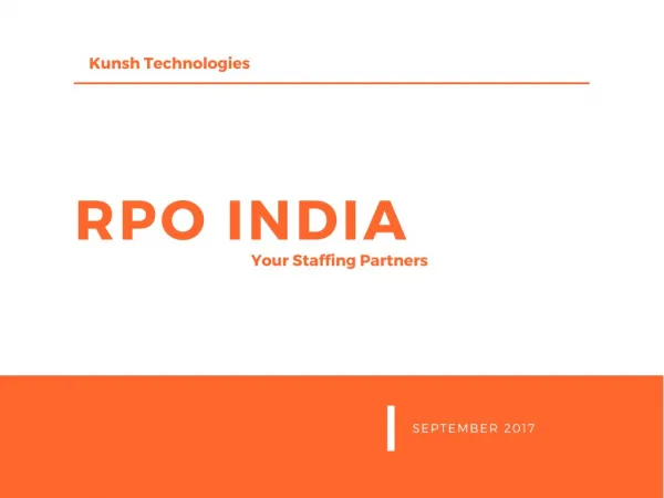 RPO India - The Leading Recruitment Process Outsourcing Agency