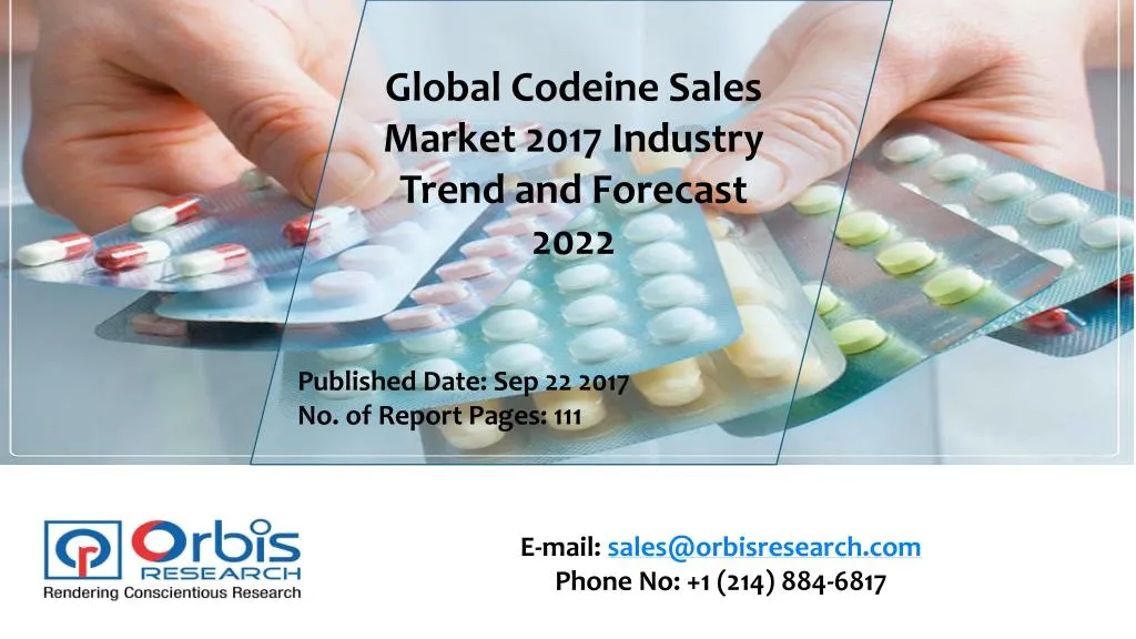 global codeine sales market 2017 industry trend