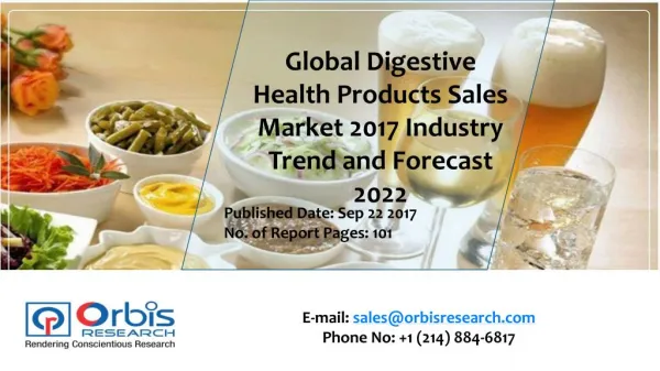 Global Digestive Health Products Sales Market Report 2017