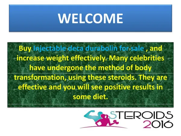Injectable Deca Durabolin for Sale