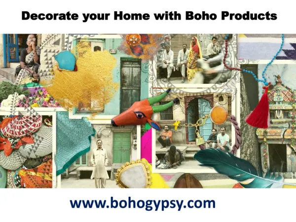 Decorate your Home with Boho Products from BohoGypsy