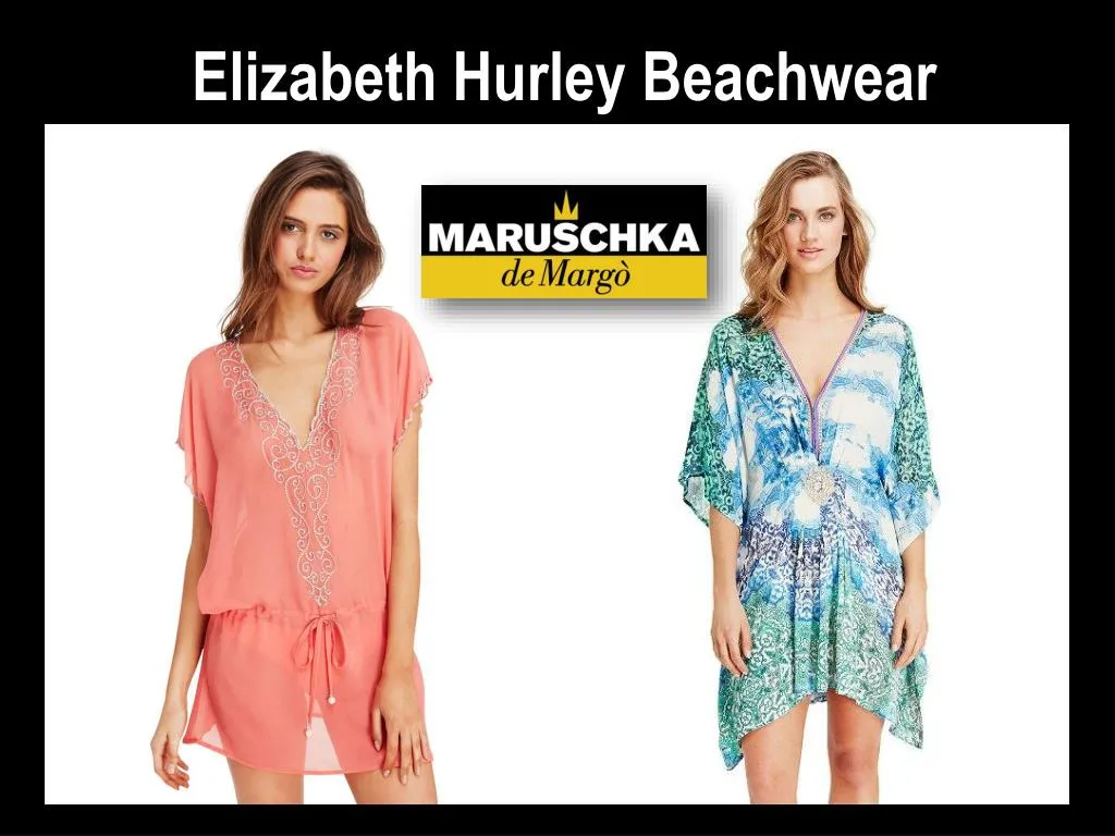 elizabeth hurley beachwear