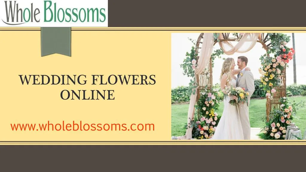 wedding flowers online