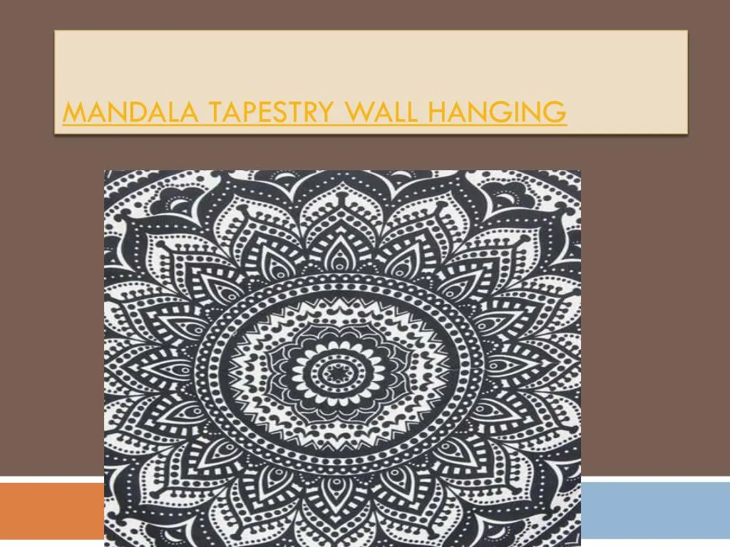 mandala tapestry wall hanging