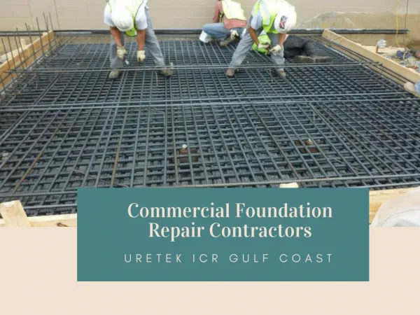 Commercial foundation repair contractor