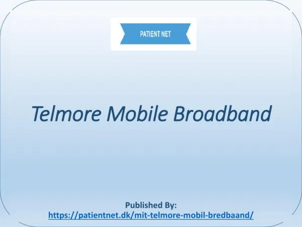 Telmore Mobile Broadband