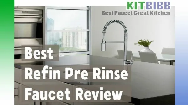 Refin Pre Rinse Faucet Reviews | KitBibb | Best Kitchen Faucet 2017
