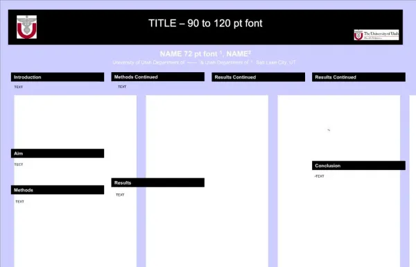 TITLE 90 to 120 pt font