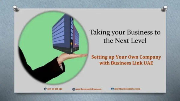 Taking your Business to the Next Level - Setting up your Own Company with Business Link