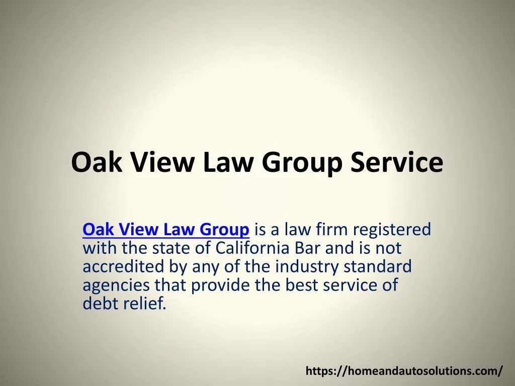oak view law group service