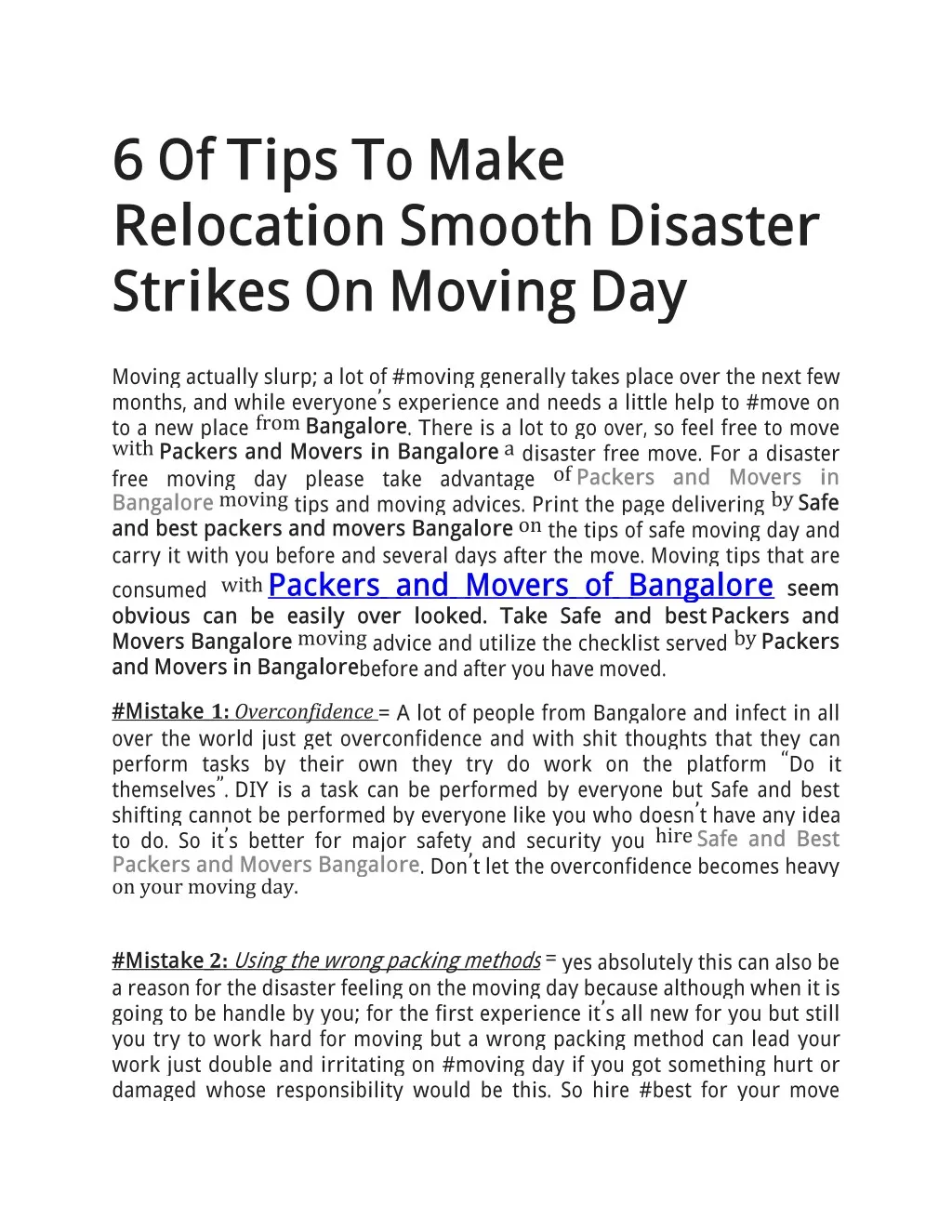 6 of tips to make relocation smooth disaster